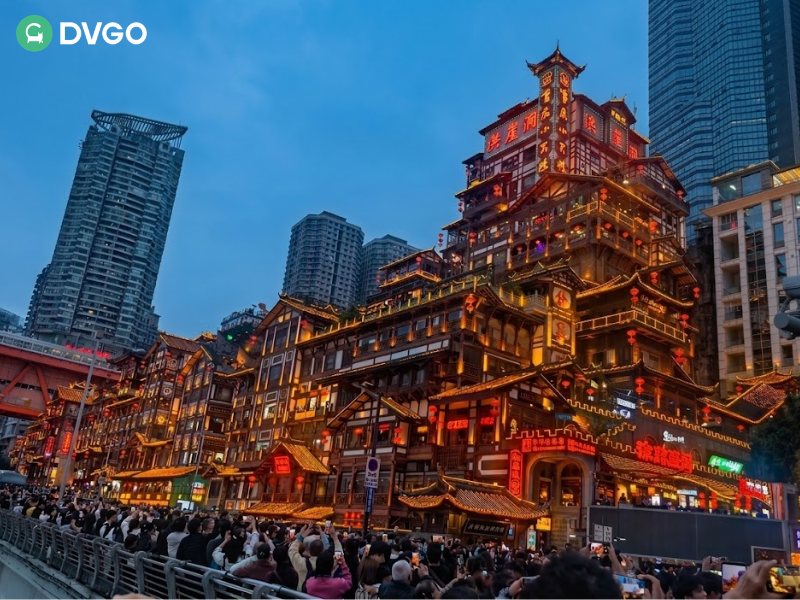 重庆洪崖洞夜景