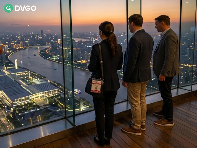 国际买家俯瞰琶洲展馆群