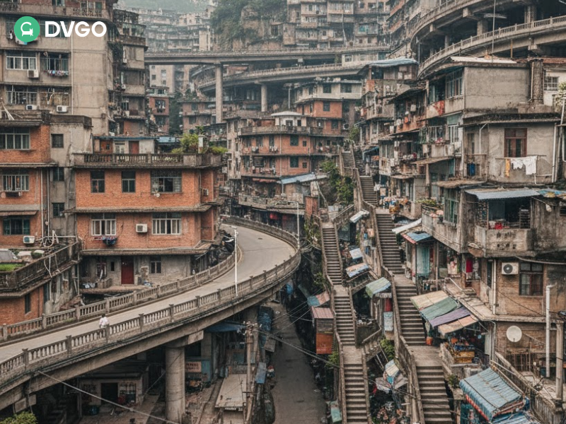 重庆历史悠久的多层住宅建筑