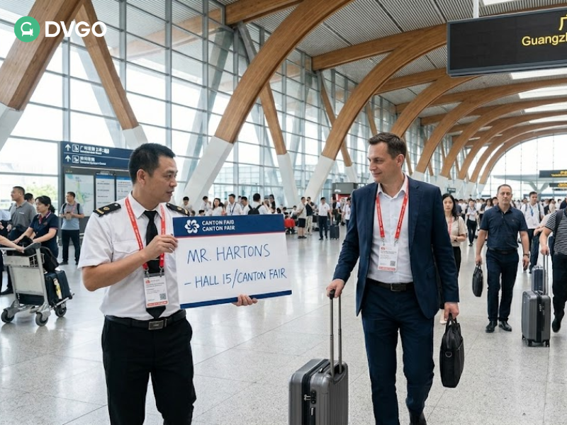 国际商务旅客在广州白云国际机场使用机场接机服务