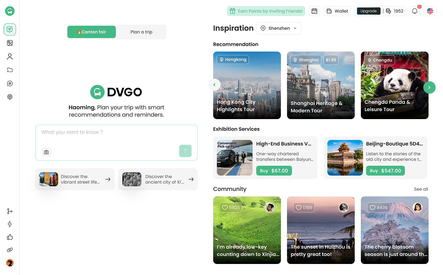 plan the Canton Fair itinerary using an AI travel app