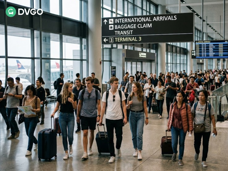 入境游复苏之际抵达中国的国际旅客