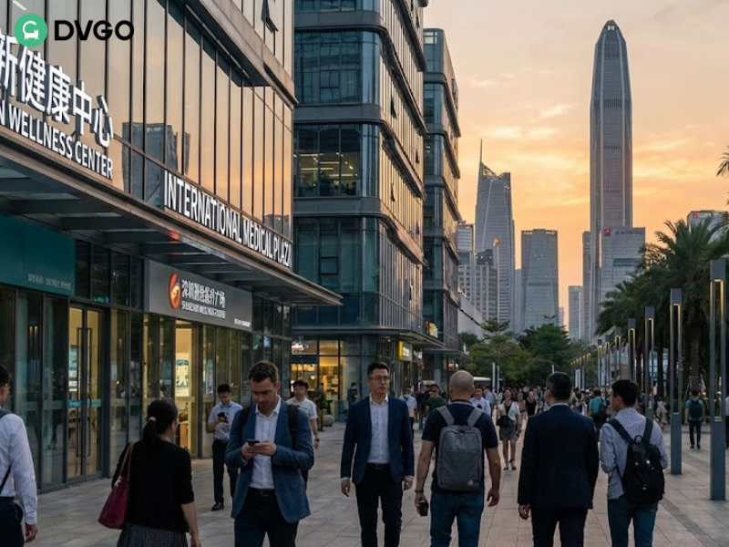中国深圳的医疗康养旅行场景