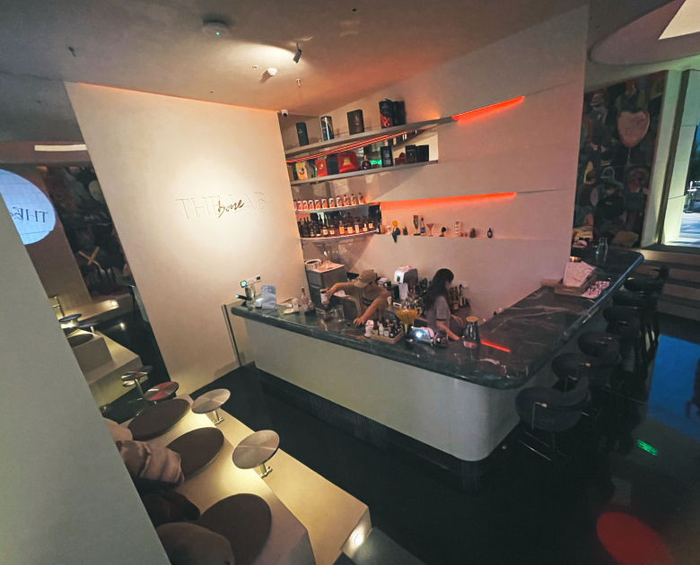The Booze Lab Interior