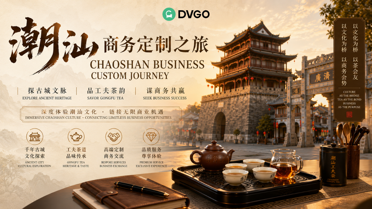DVGO Custom Chaoshan Business Tour – Premium Culture & Gourmet Experience for Business Professionals