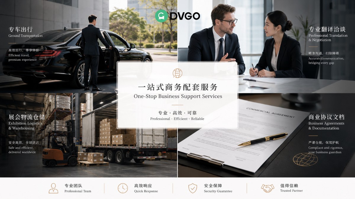 DVGO China Business Travel: Chauffeur, Interpretation, Exhibition & Logistics Supporting Services