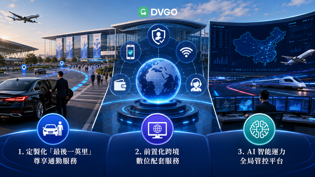 DVGO 國際展會商務差旅、商務旅行物流、高階主管後勤支援