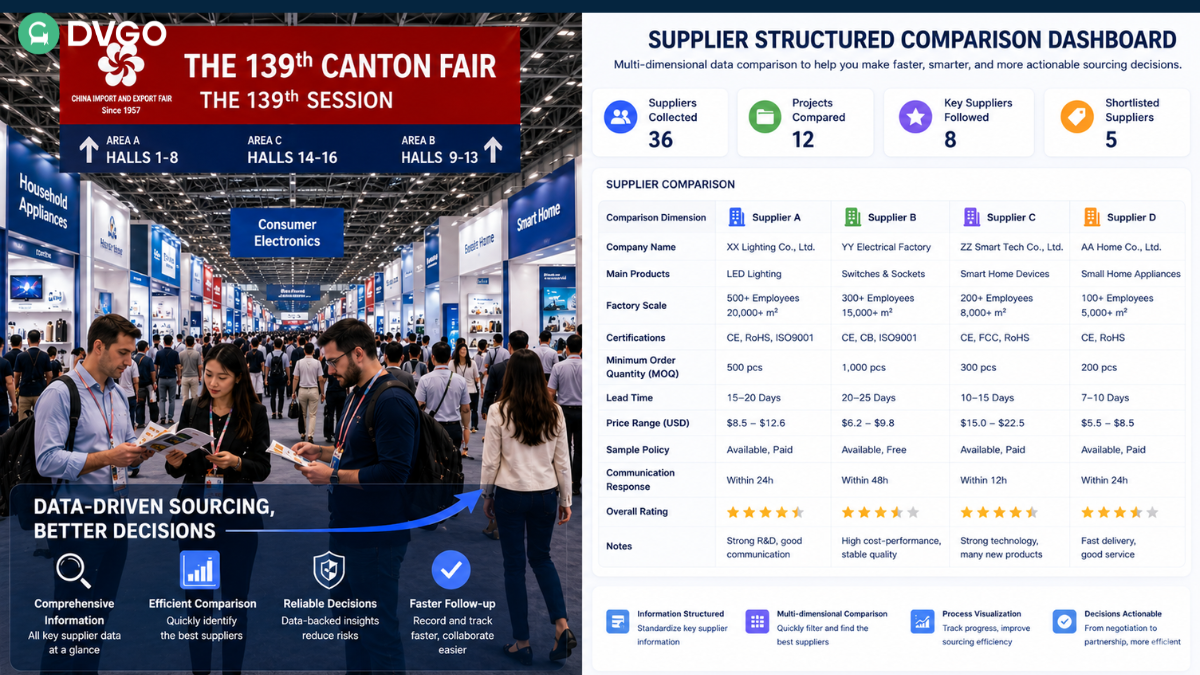 2026 Canton Fair Supplier Data Management & AI Procurement Comparison Tool
