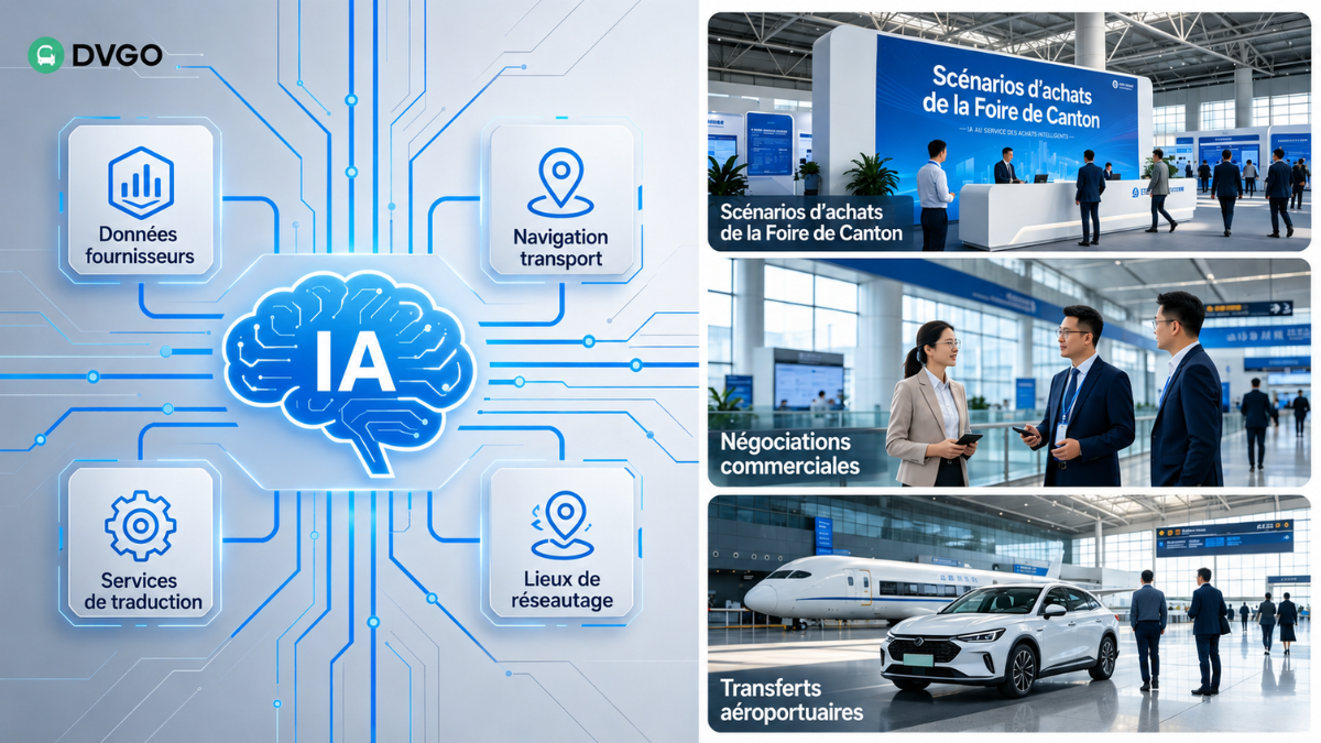 DVGO Voyages d'Affaires Mondiaux, déplacements professionnels transfrontaliers pilotés par l'intelligence artificielle, solutions d'approvisionnement pour la Foire de Canton