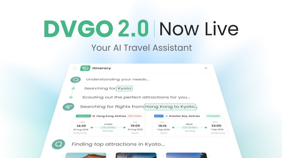 Guardforce AI Launches DVGO Beta 2.0 | AI-Powered Travel Planning Agent