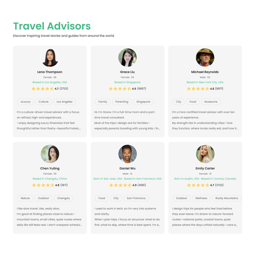 Travel Advisors