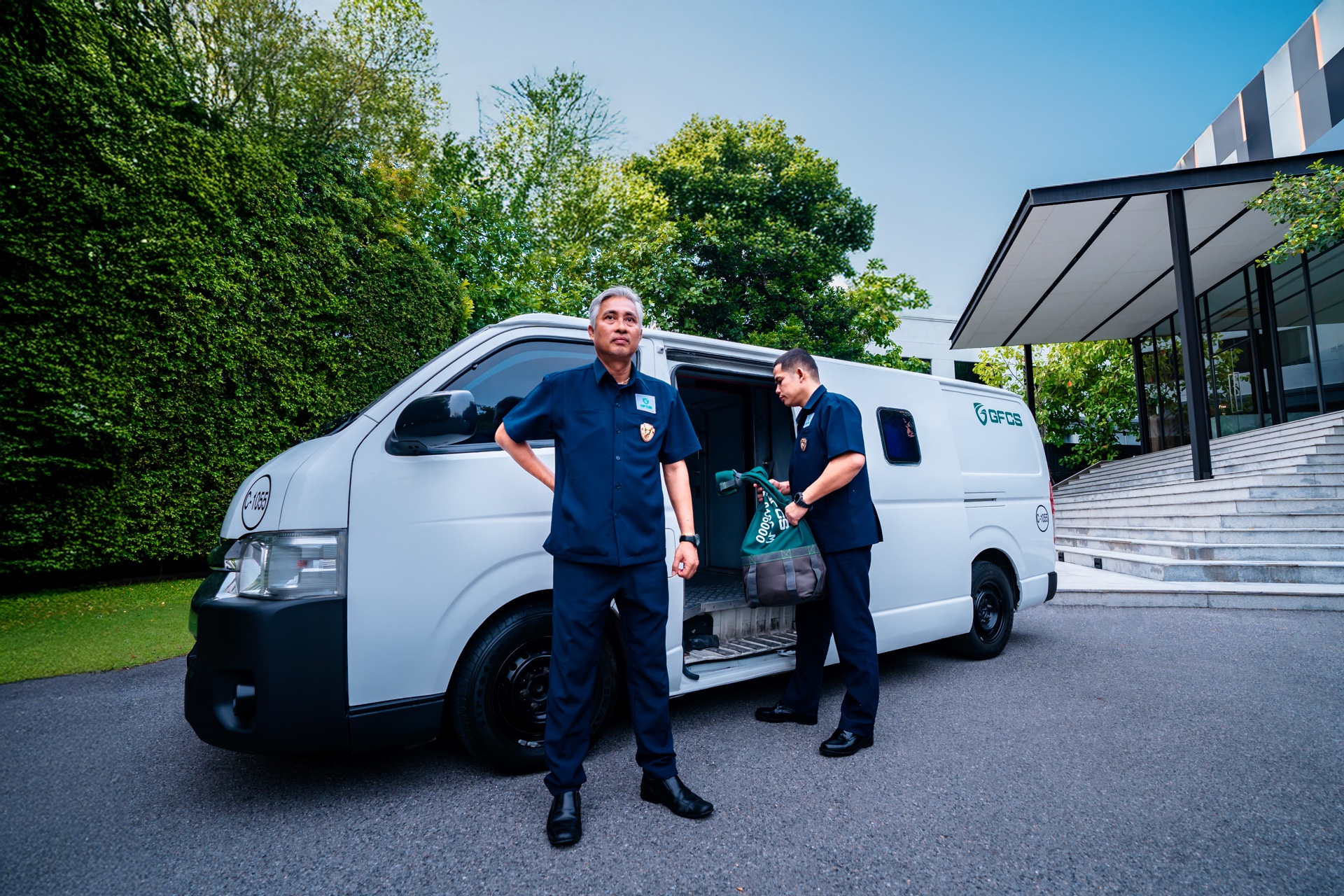 Guardforce AI secured vehicle fleet